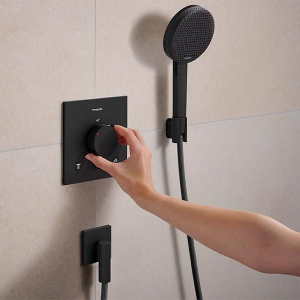 hansgrohe Raindance Alive Select S h&aring;ndbruser 125 3jet m/EcoSmart - Mat sort
