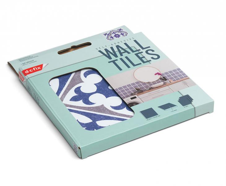 D-C-fix selvklæbende fliser til væg - Nadia blue D-C-fix selvklæbende fliser til væg - Nadia blue