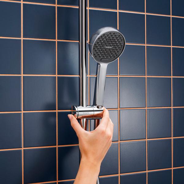 hansgrohe Activera Select S bruses&aelig;t 95 2jet m/Ecosmart og Varia bruserstang 72 cm - Krom