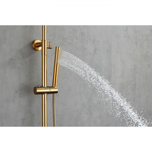 Lavabo Studio og Mira RS komplet pakke til badev&aelig;relset - B&oslash;rstet messing PVD