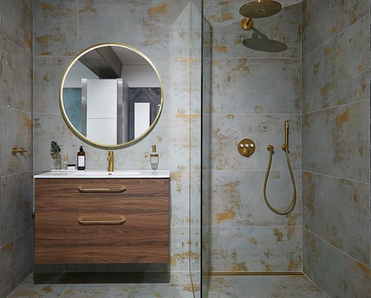 Grohe SmartControl komplet brusesystem med SmartActive og Sena til indbygning - B&oslash;rstet Cool Sunrise