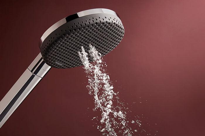 hansgrohe Raindance Alive S Showerpipe 300 2jet m/ShowerSelect Comfort og EcoSmart - Krom